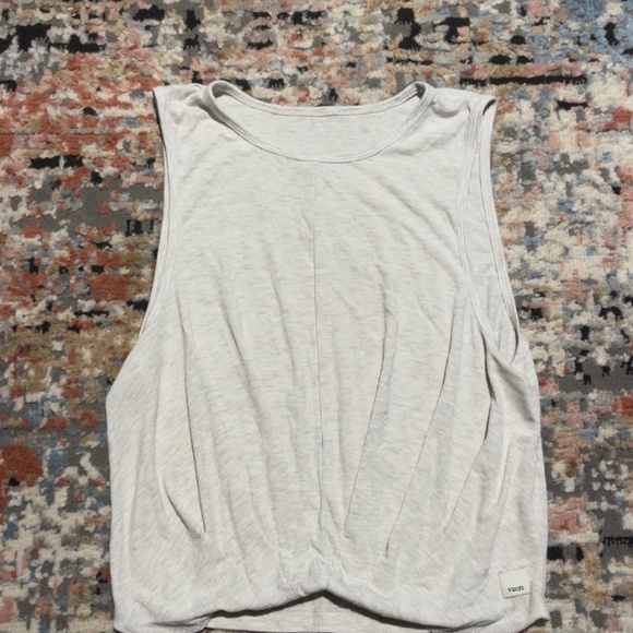 Vuori Cream Crescent Athletic Tank - Picture 1 of 3